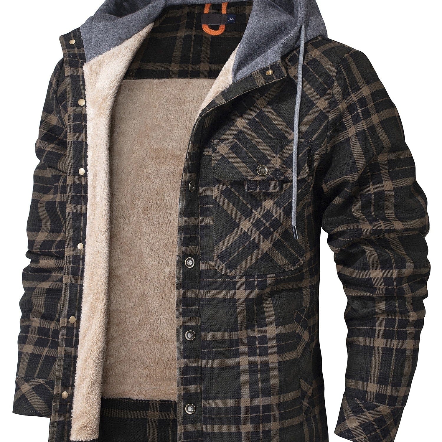 Haiden - Flanelová bunda s kapucí