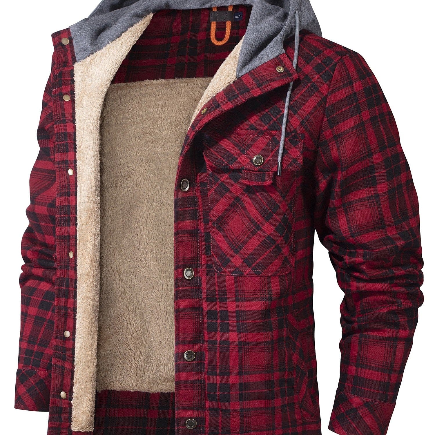 Haiden - Flanelová bunda s kapucí