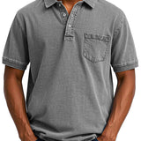 DAMIEN - VINTAGE CASUAL PÁNSKÁ POLO KOŠELE