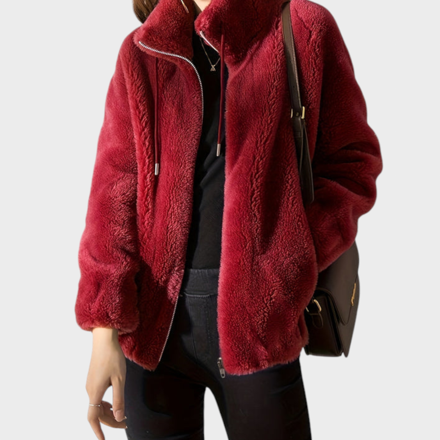 Florente - Bunda s vysokým límcem