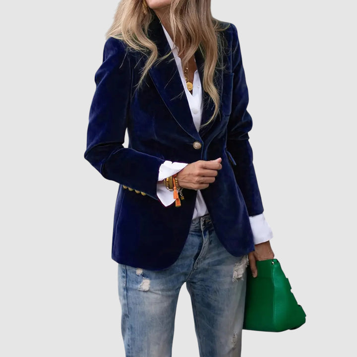 Julia - ELEGANTNÍ SAMETOVÁ BUNDA