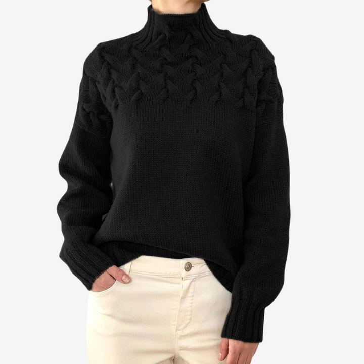 Alaïs - Svetr s vysokým límcem