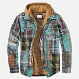 Jamie - Patchwork kostkovaná bunda