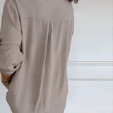 Ada - Lehká blůza s flitrovými knoflíky