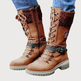 Voděodolné zimní boty do výšky kolen