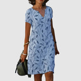 Janine - Elegantní letní šaty s pokrytím břicha