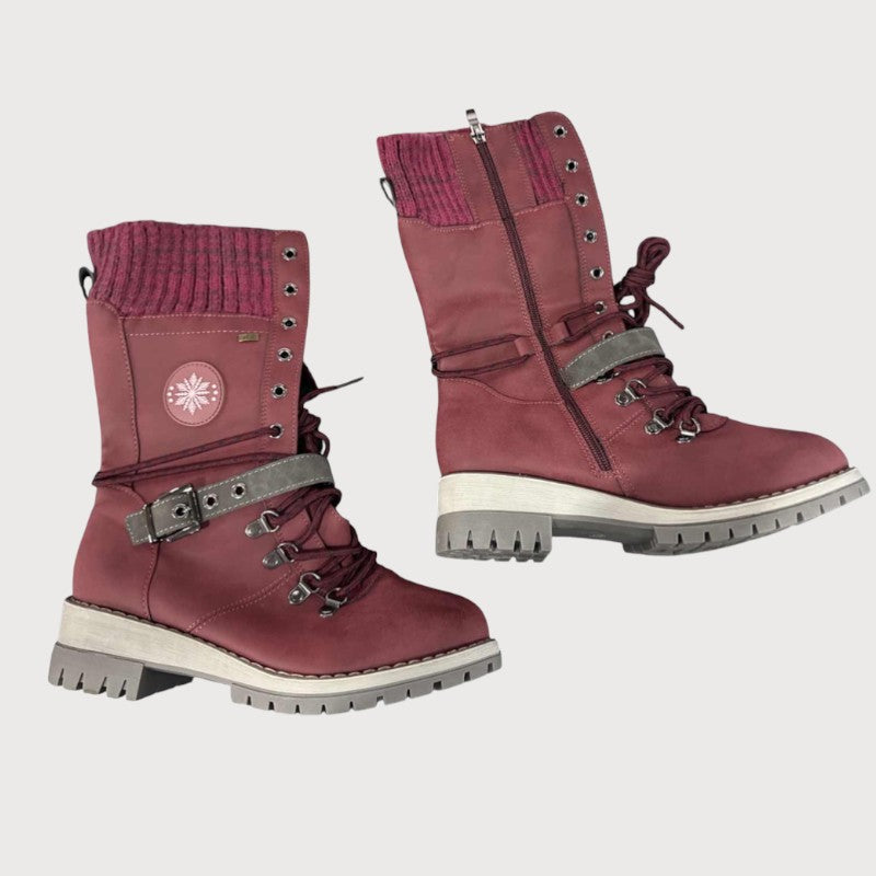 Voděodolné zimní boty do výšky kolen