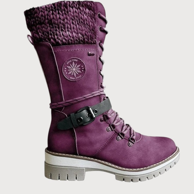 Voděodolné zimní boty do výšky kolen