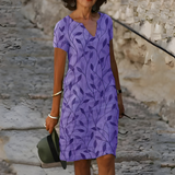 Janine - Elegantní letní šaty s pokrytím břicha