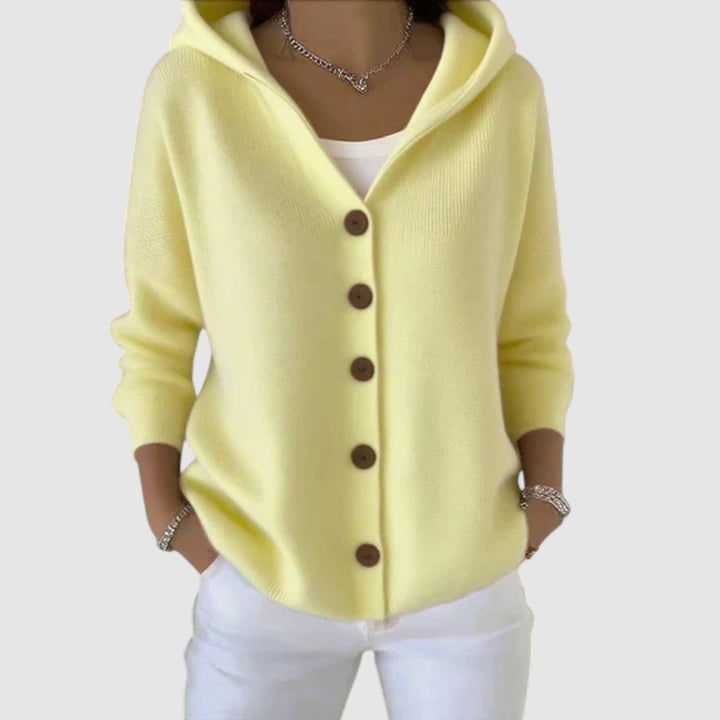 Felicia - Pletený cardigan s kapucí