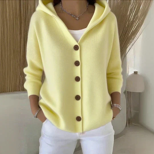 Felicia - Pletený cardigan s kapucí