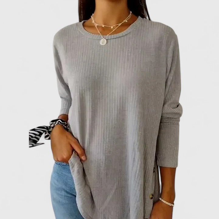 Megan - Elegantní Crew Top