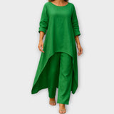 Asymetrický Set Lehká Vzdušná Linie Nadčasová Elegance