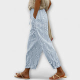 Zoey - Kalhoty s potiskem vinné révy