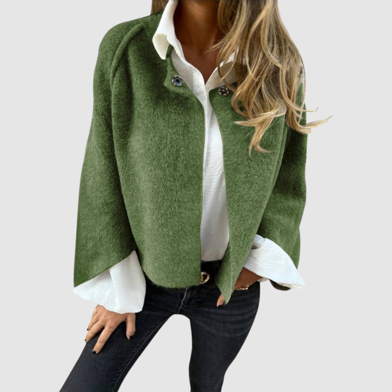 Johanna - Elegantní cardigan s kulatým výstřihem