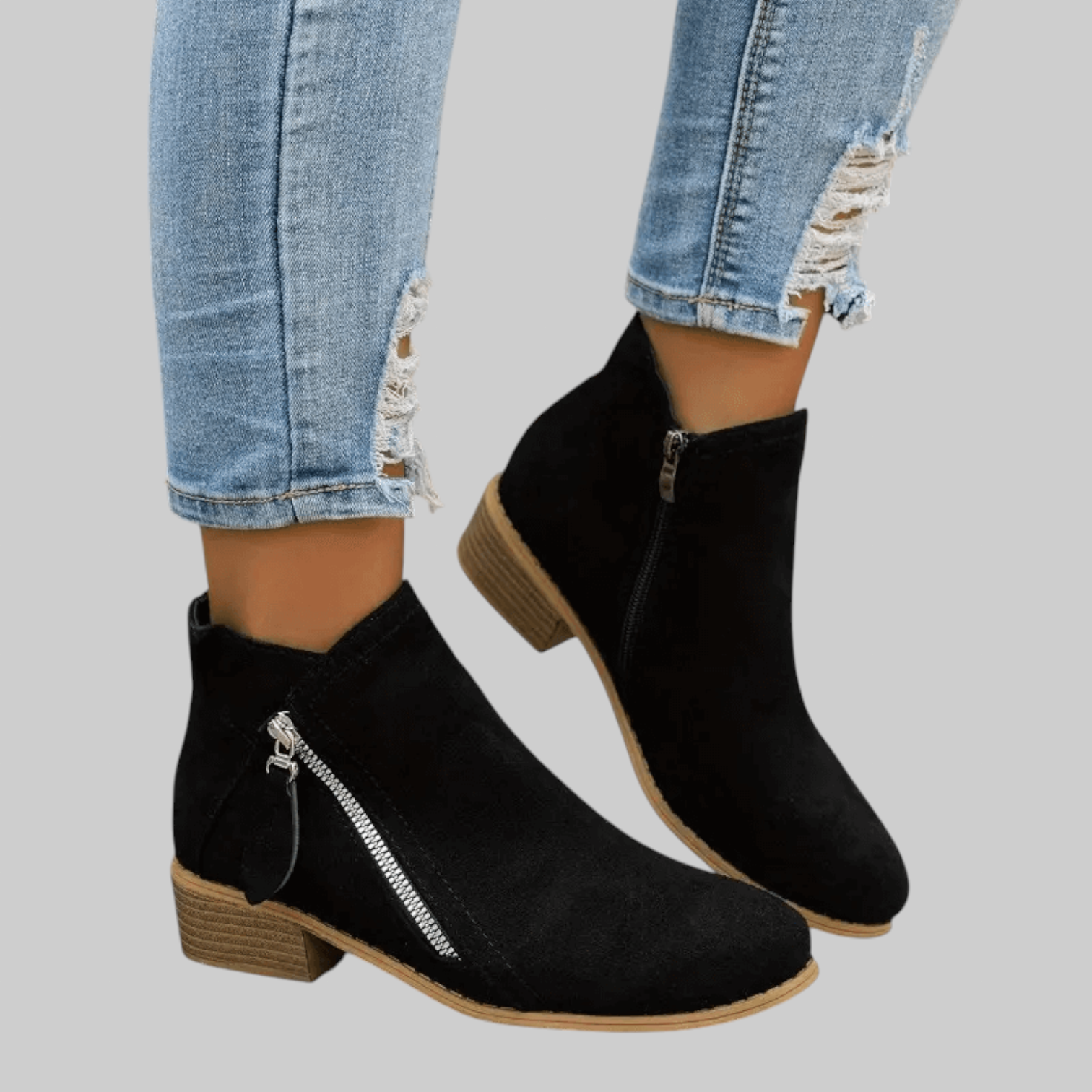 Fiora - Klasické vintage kotníkové boty