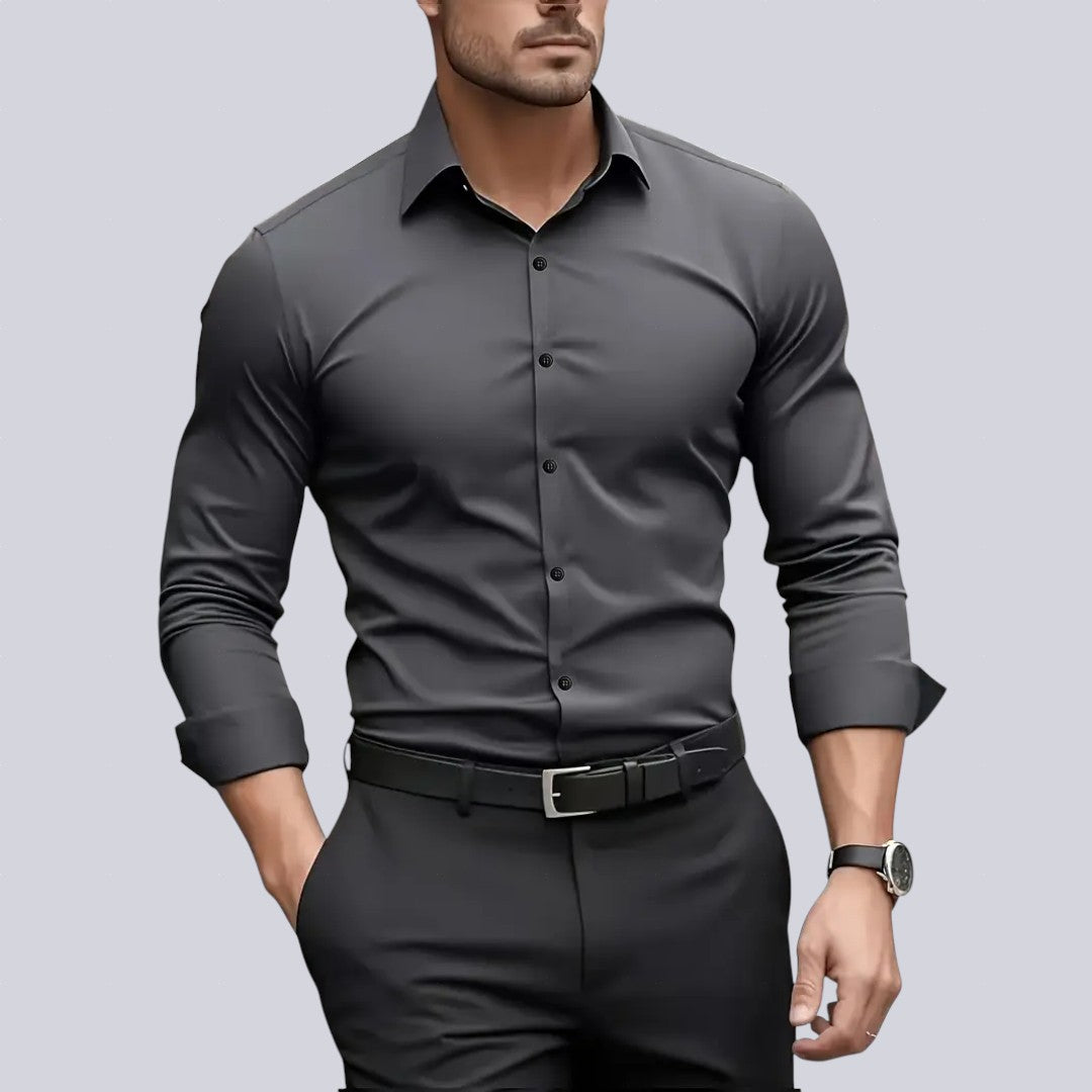 Tyson - Prodyšná košile s dlouhým rukávem