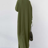 Serenya – módní šaty s dlouhými rukávy a výstřihem do V