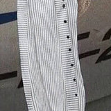 Rea - Uvolněné pruhované volnočasové kalhoty