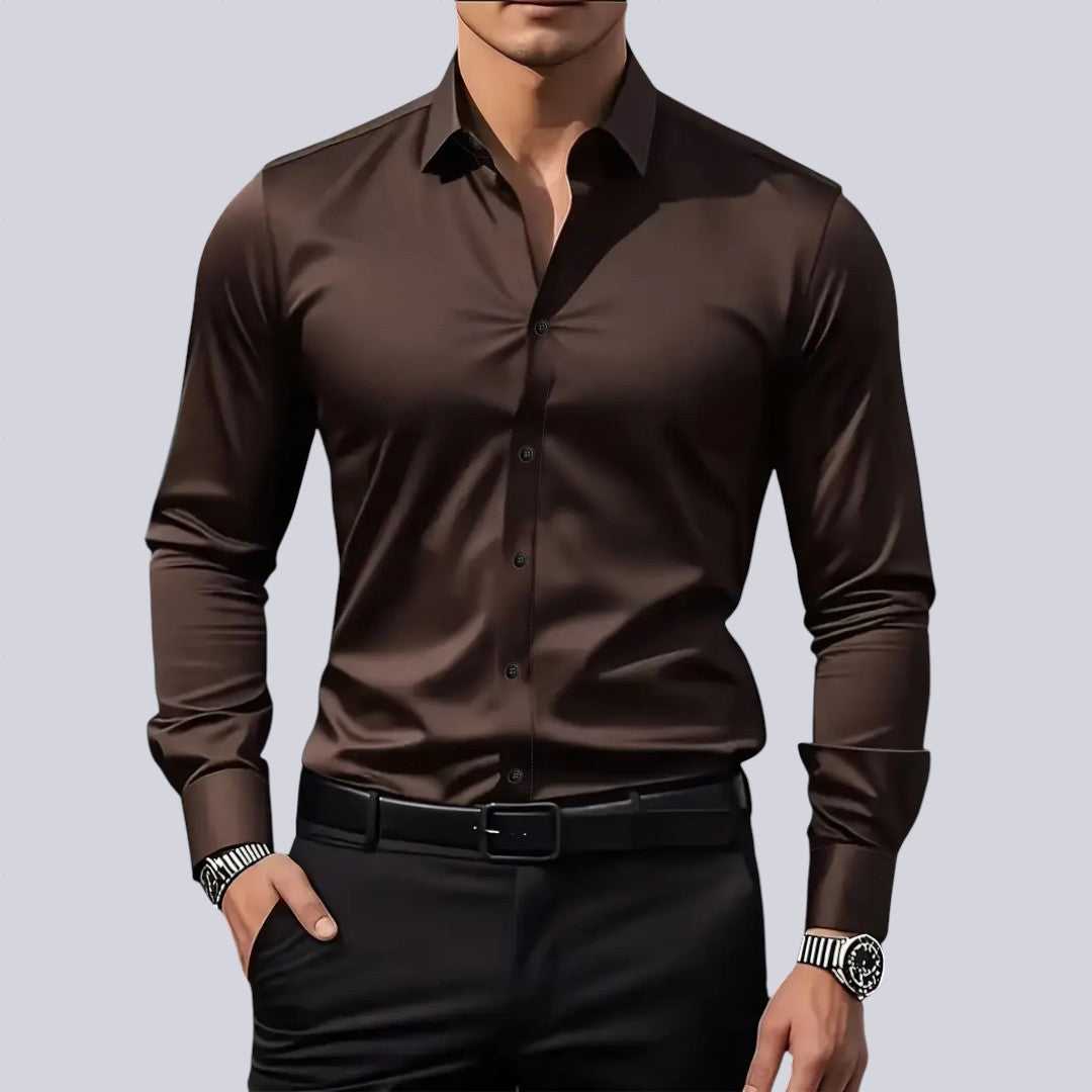 Tyson - Prodyšná košile s dlouhým rukávem