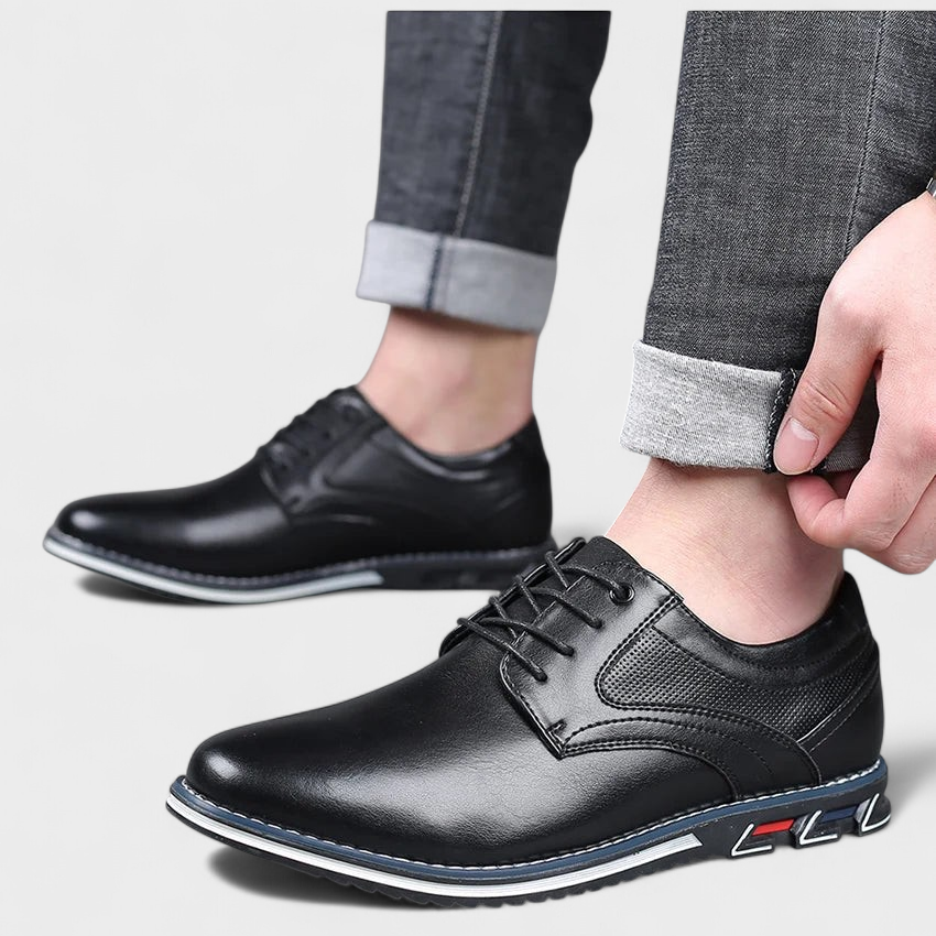 Adrian - Stylové Kožené Společenské Boty