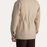 Louis - Vlněná bunda Béžová