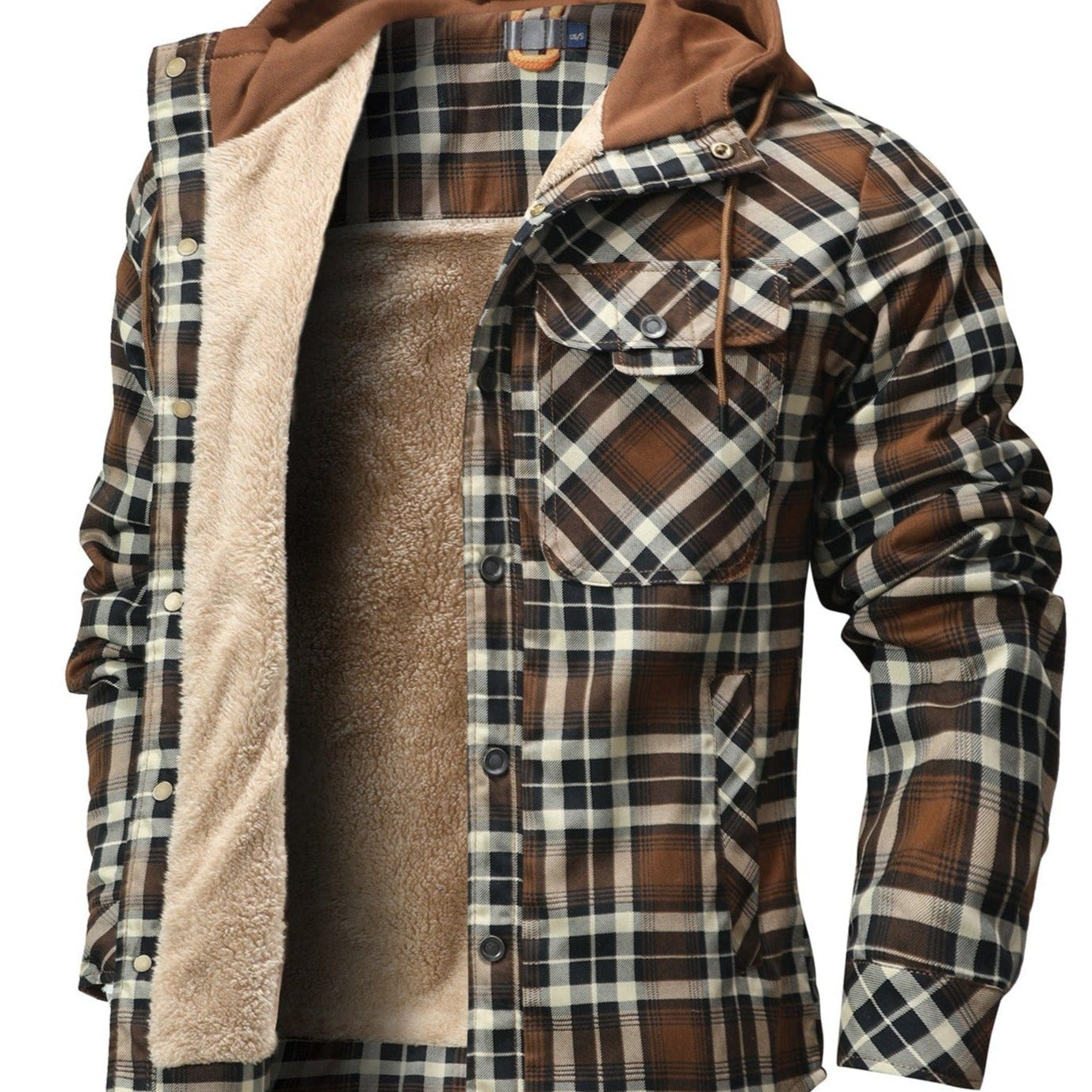 Haiden - Flanelová bunda s kapucí