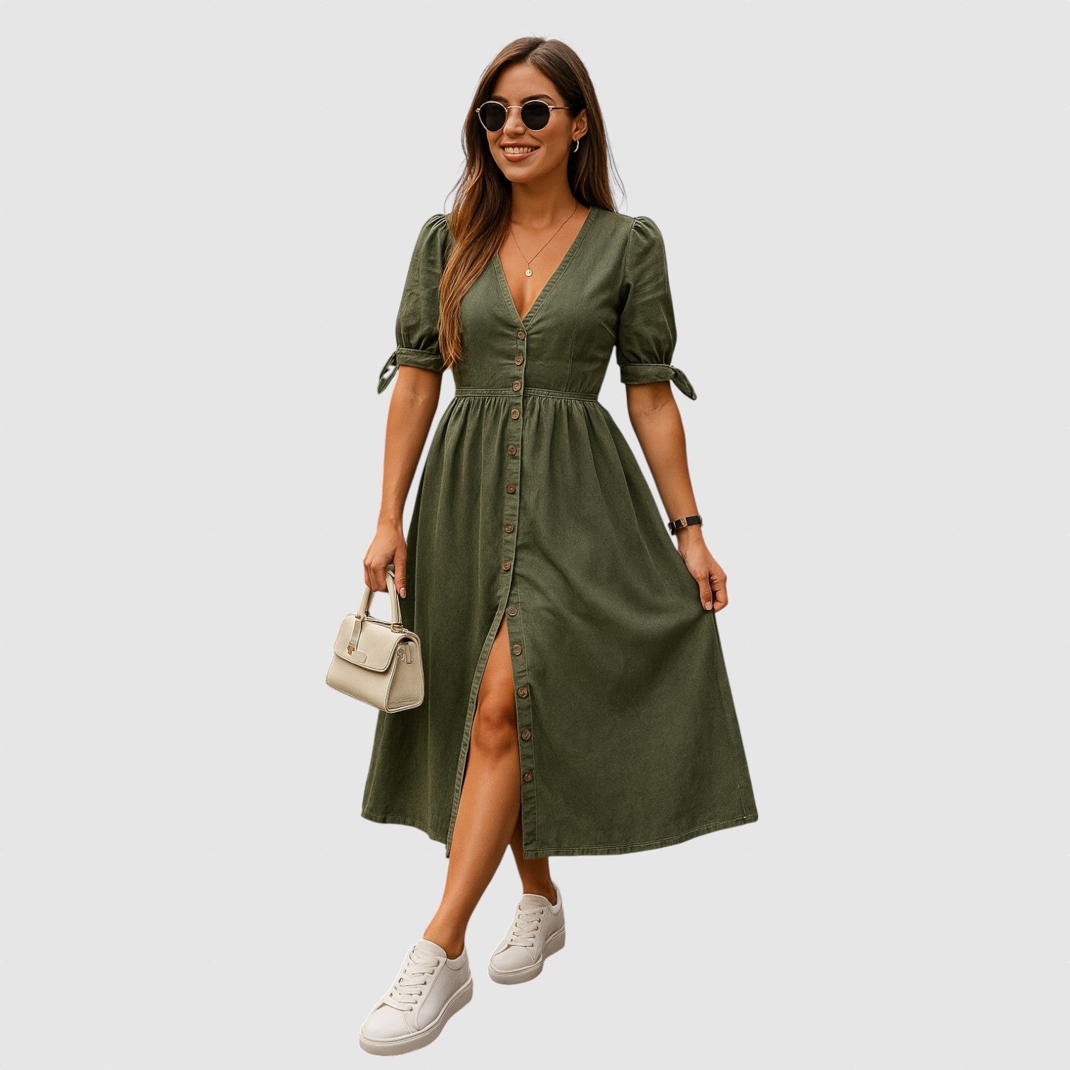 Vega - Džínové šaty