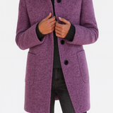 Finja - Klasický zimní kabát s stojáčkem