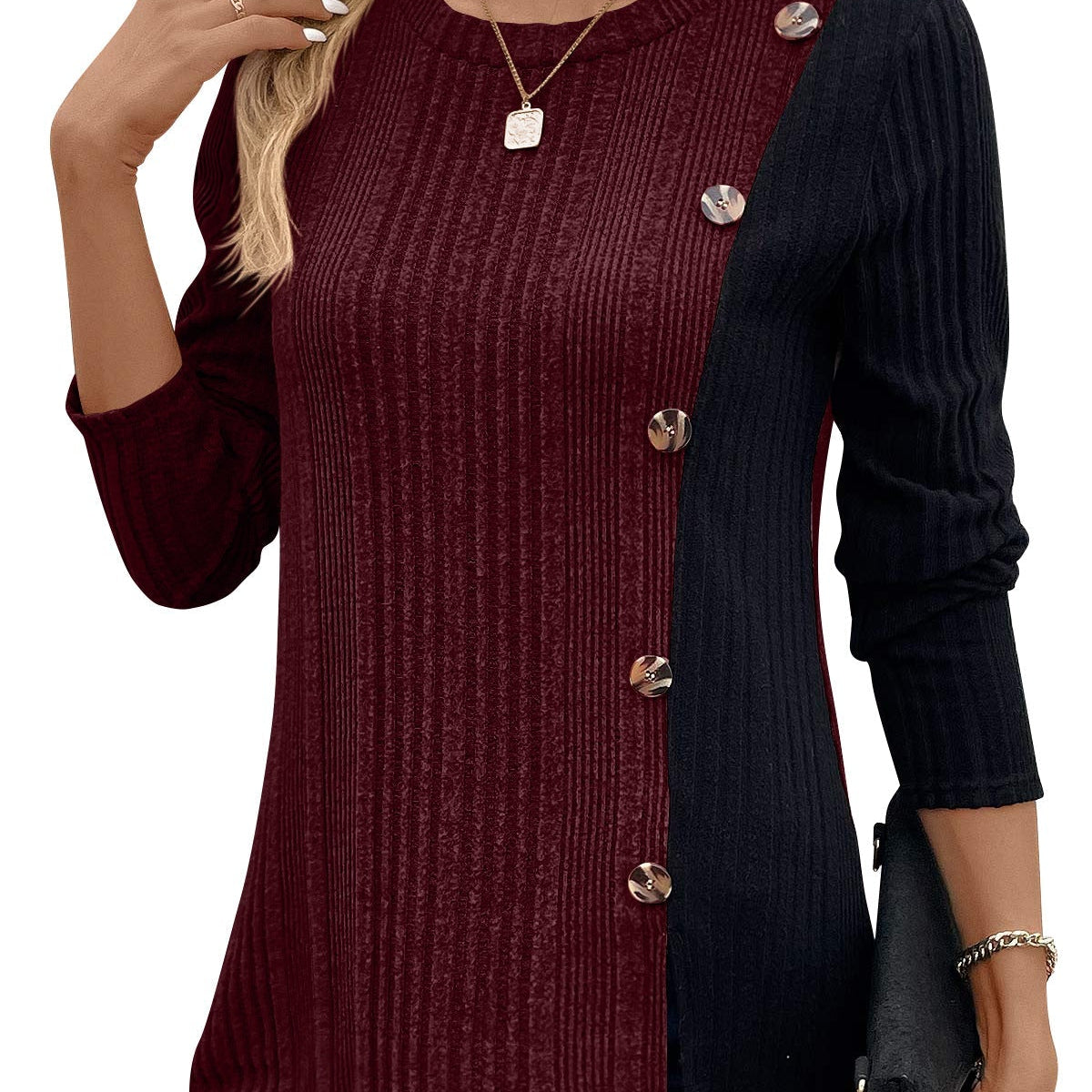 Donna - Žebrovaná blůza