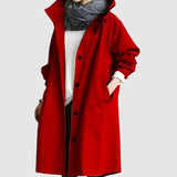 Icone - Elegantní kabát – lehký a pohodlný kabát s kapucí do každého počasí