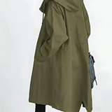 Icone - Elegantní kabát – lehký a pohodlný kabát s kapucí do každého počasí