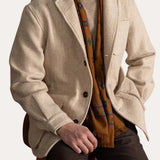 Louis - Vlněná bunda Béžová