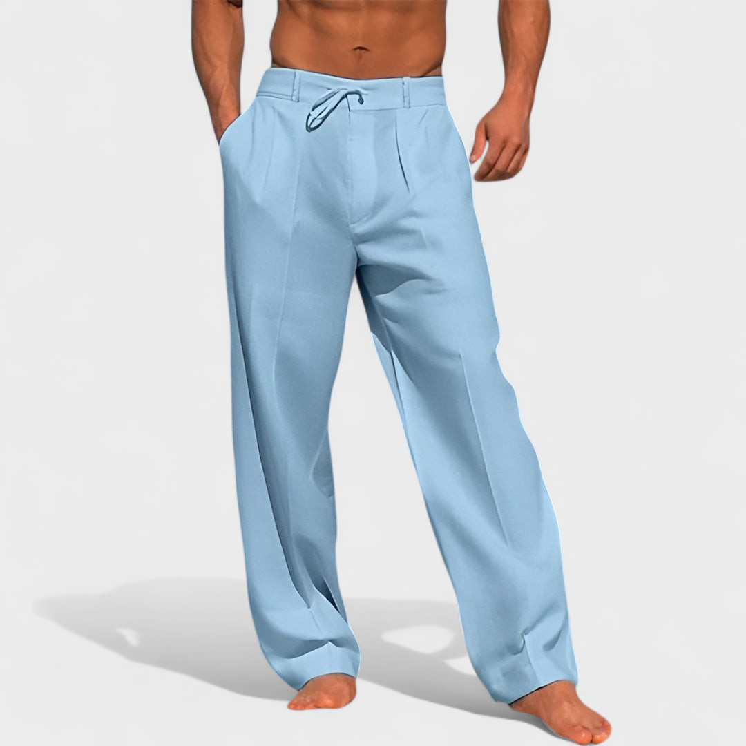 Jens – Lehká a stylová lněná kalhoty na léto