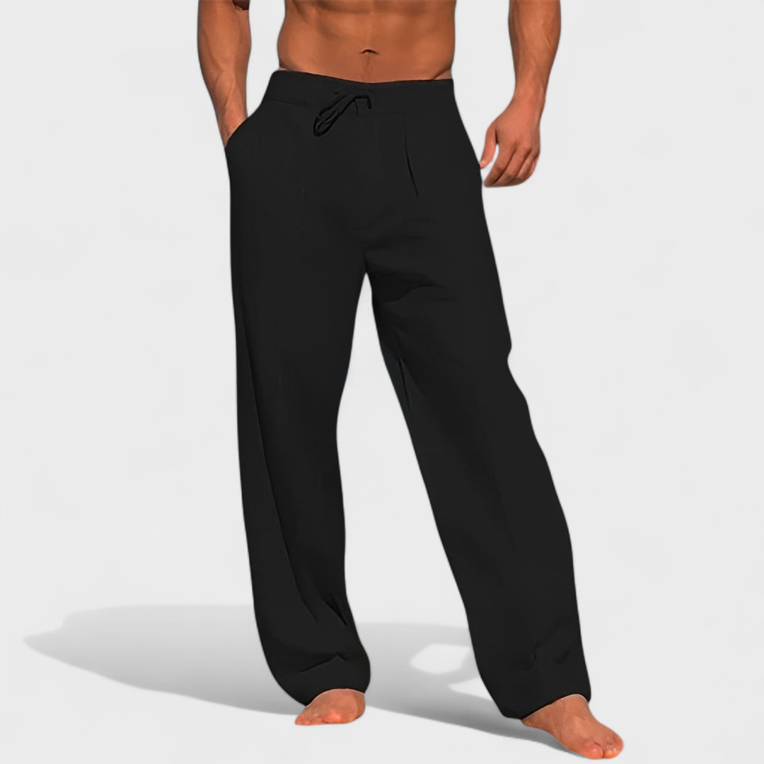 Jens – Lehká a stylová lněná kalhoty na léto