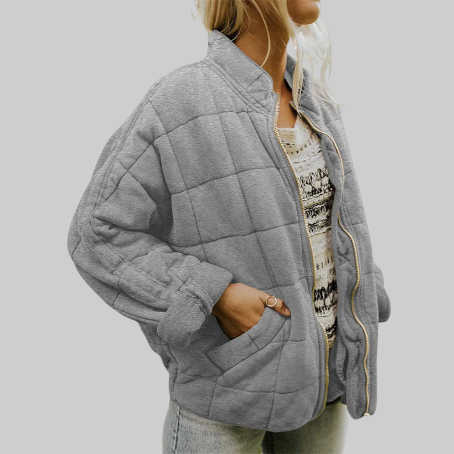 Josiane - Přechodová bunda s elegantním vzhledem