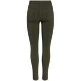 Pieces dame jeans PCHIGHSKIN - Skovnat