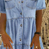 Oriana - Džínové šaty