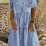 Oriana - Džínové šaty