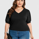 Sofrenia - Pohodlný top s výstřihem do V