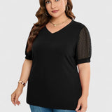 Sofrenia - Pohodlný top s výstřihem do V