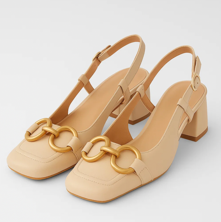 Novara - Slingback otevřené podpatky