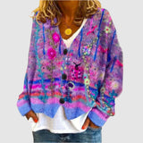 Evie - Květinový kardigan