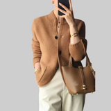 Claire - Kabát z kašmírové směsi s knoflíky