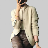 Claire - Kabát z kašmírové směsi s knoflíky