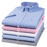 Gideon - Klasická vzorovaná košile z bavlny