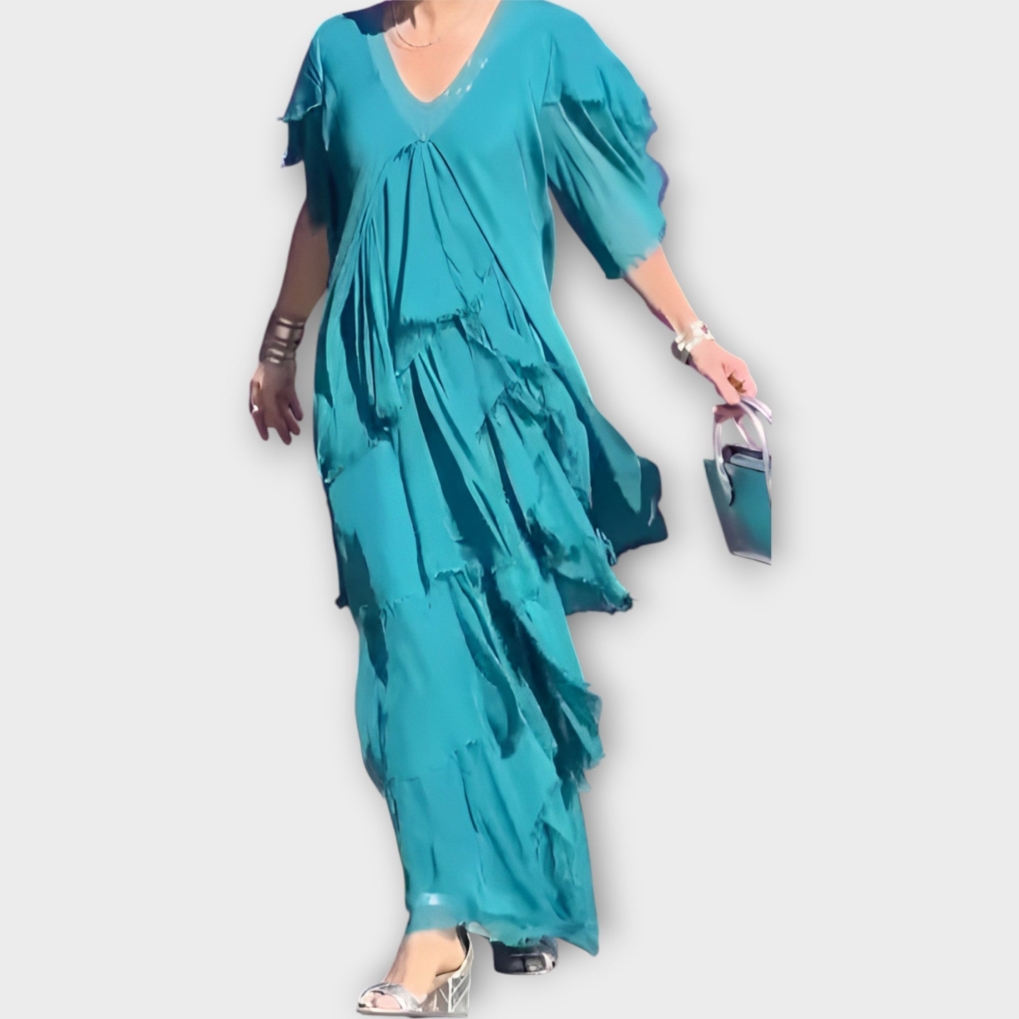 Dlouhé Šaty S Lehkou Vzdušnou Linií Nadčasovou Elegancí