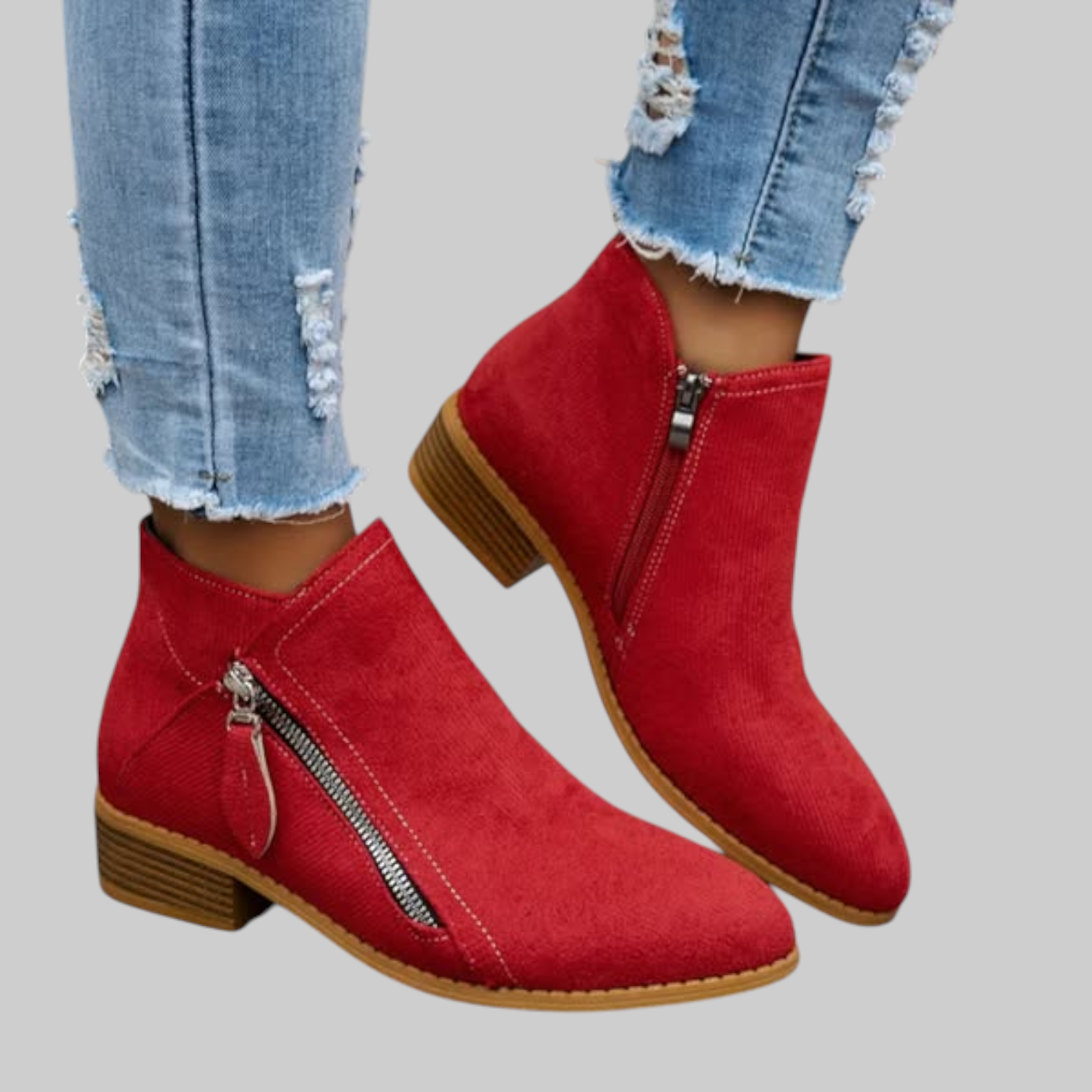 Fiora - Klasické vintage kotníkové boty