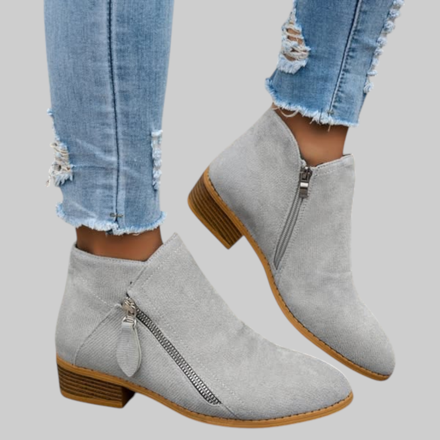 Fiora - Klasické vintage kotníkové boty