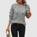 Noella - Pletený svetr s puntíky